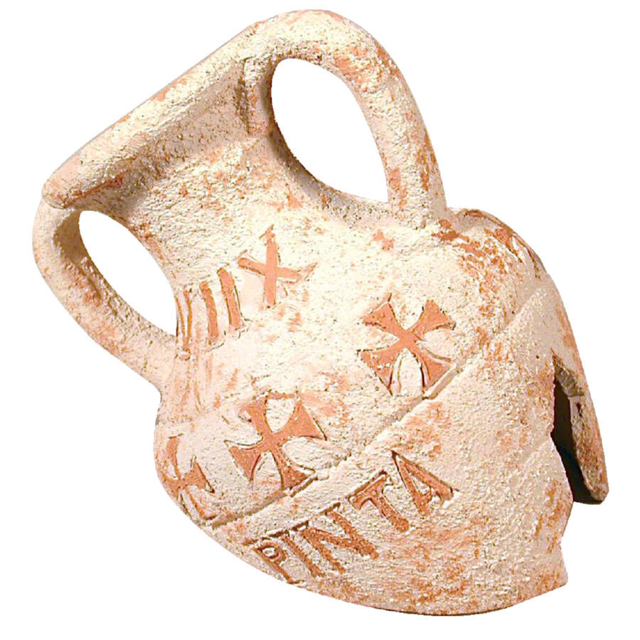 Zolux &Acirc;nfora em cruz pintada Decora&ccedil;&atilde;o de aqu&aacute;rio, , large Imagem n&uacute;mero 1